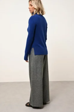 LEXIE pull col roulé outremer