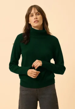 LILLY pull col roulé cyprès
