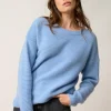 LOUNA pull col rond sky