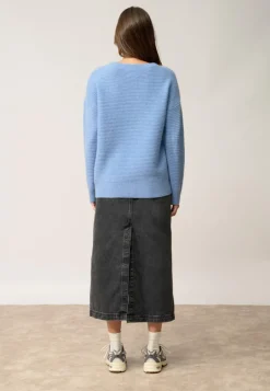 LOUNA pull col rond sky