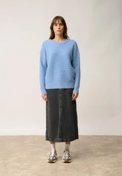 LOUNA pull col rond sky