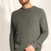 LUKKA pull col rond anthracite chiné