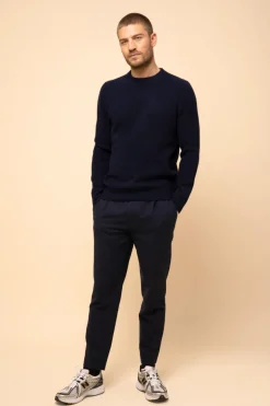 LUKKA pull col rond navy