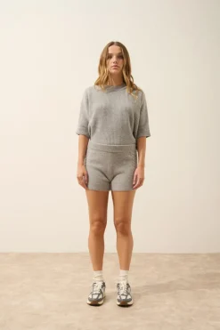 LUNA short nuage chiné