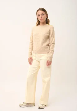 LYND pull col rond sable