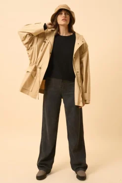 MARGAUX pull col rond noir