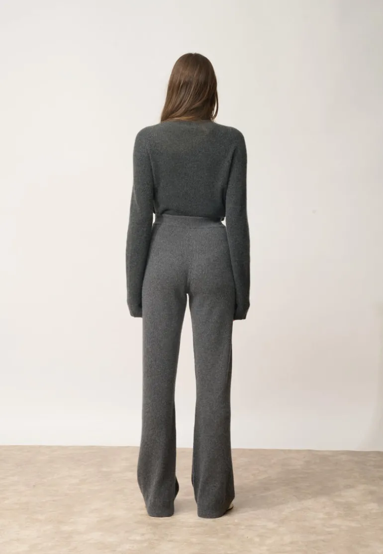 MARGRET pantalon anthracite chiné