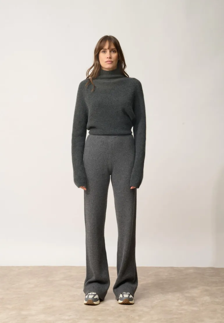 MARGRET pantalon anthracite chiné