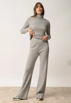 MARGRET pantalon nuage chiné
