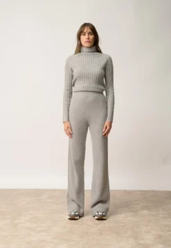 MARGRET pantalon nuage chiné