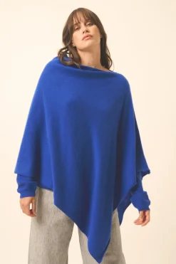 MEREDITH poncho col bateau outremer