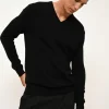 NATHAN pull col v noir