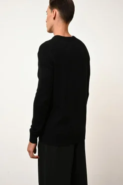 NATHAN pull col v noir