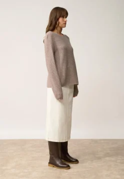 NETHY pull col bateau caribou chiné