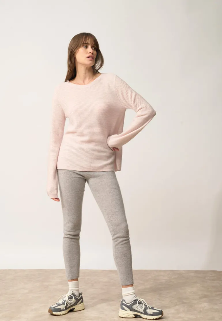 NETHY pull col bateau poudre
