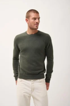 NOE pull col rond kaki