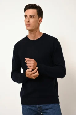 NOE pull col rond navy