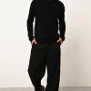 NOE pull col rond noir