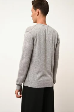 NOE pull col rond nuage chiné