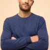 NOE pull col rond ocean chiné