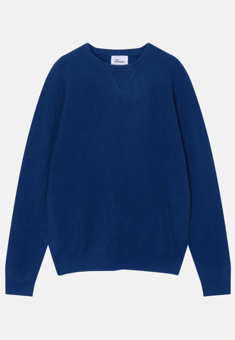 NOE pull col rond outremer