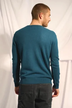 NOE pull col rond vert canard