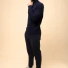 NOI pull col roulé navy