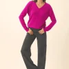 NORA pull col v violine