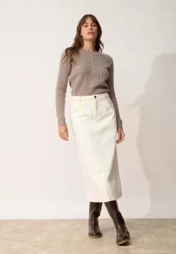 OLIVIA pull col rond caribou chiné