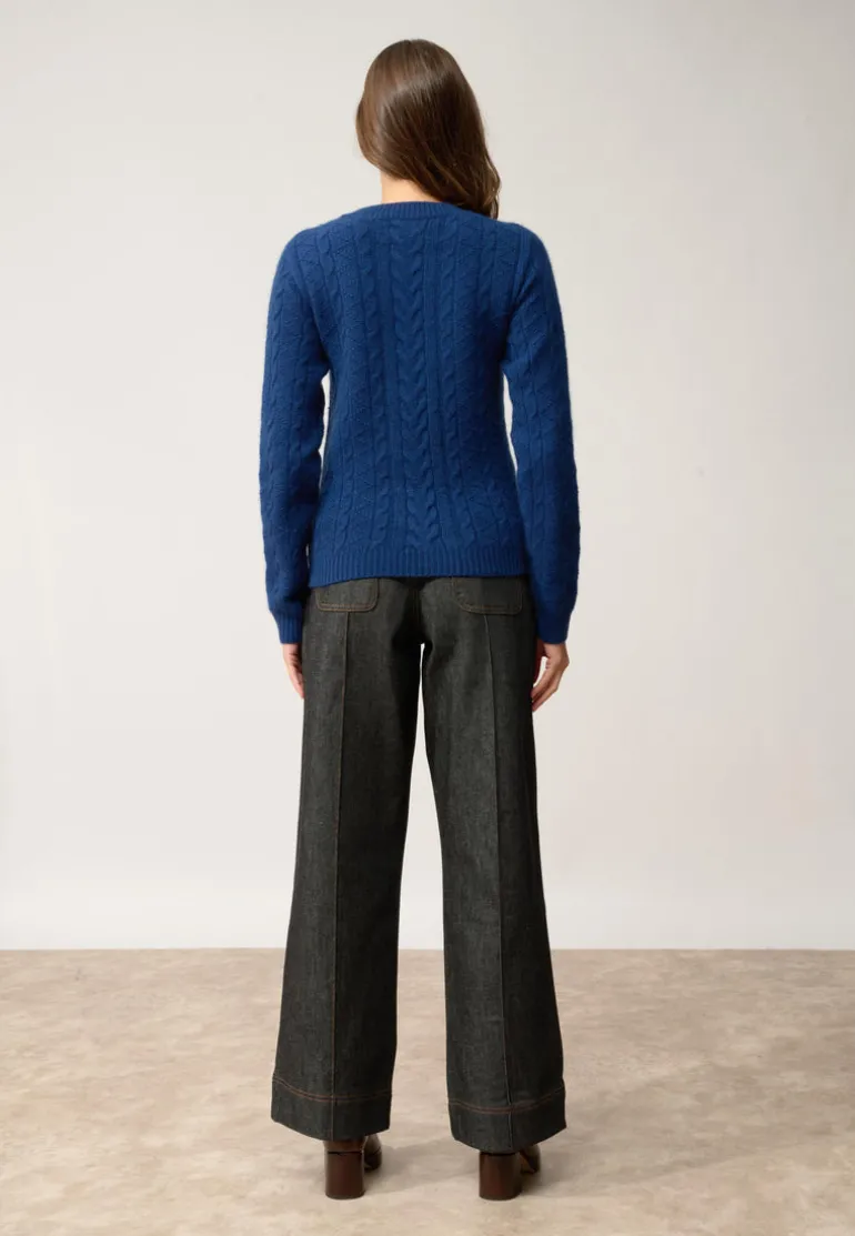 OLIVIA pull col rond minuit