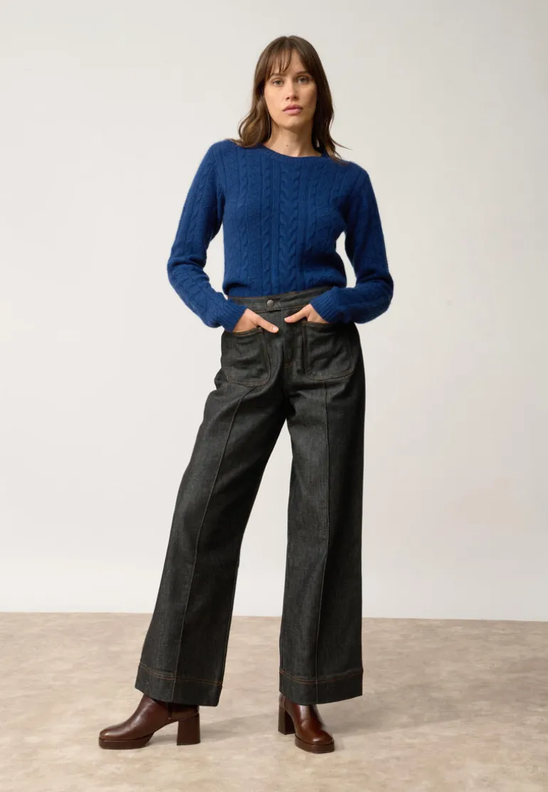 OLIVIA pull col rond minuit
