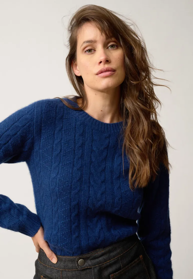 OLIVIA pull col rond minuit