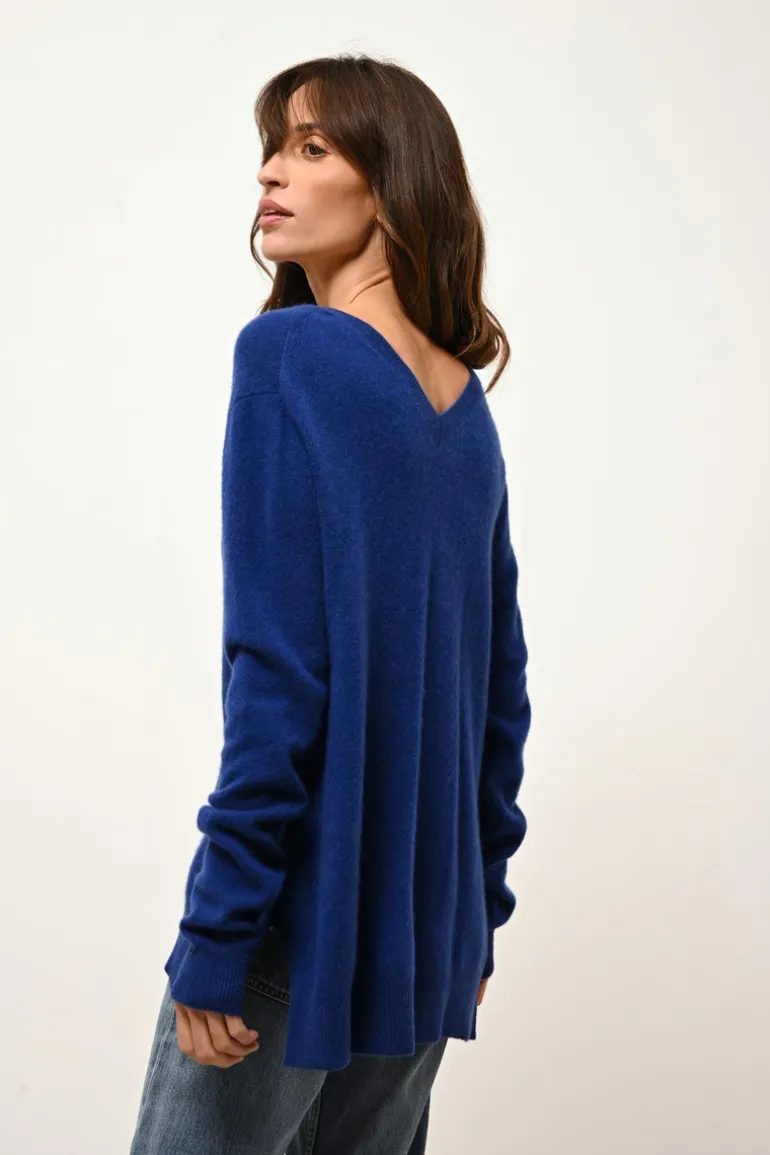 OPAL pull col v outremer