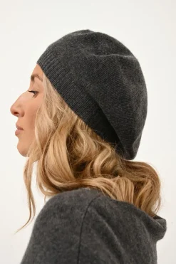 PARIS béret anthracite chiné
