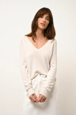 PHOEBE pull col v ivoire