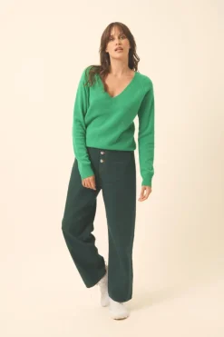 PHOEBE pull col v menthe