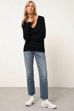 PHOEBE pull col v navy