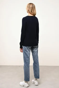 PHOEBE pull col v navy