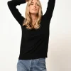 PHOEBE pull col v noir