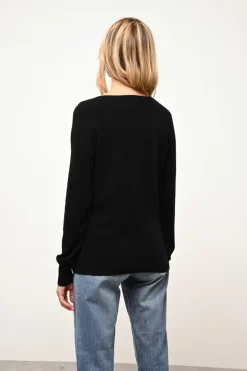 PHOEBE pull col v noir