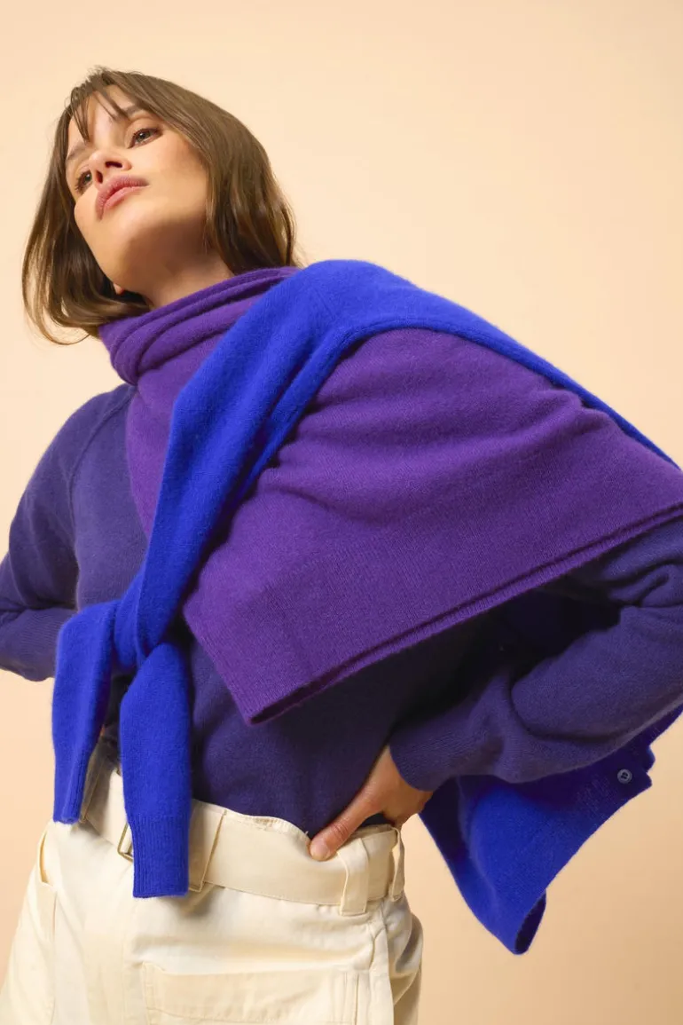 PHOEBE pull col v purple