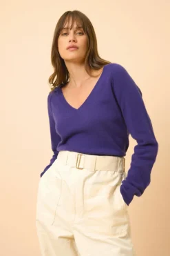 PHOEBE pull col v purple