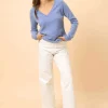PHOEBE pull col v sky chiné