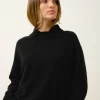 PIURA pull col claudine noir