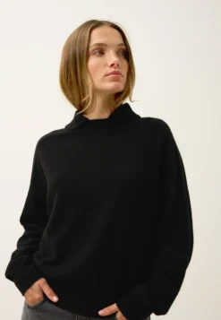 PIURA pull col claudine noir