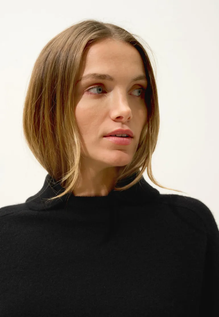 PIURA pull col claudine noir