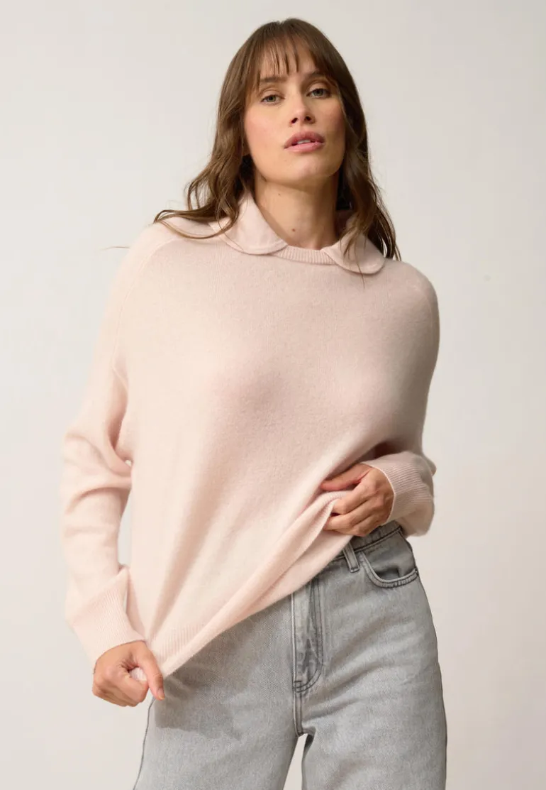 PIURA pull col claudine poudre