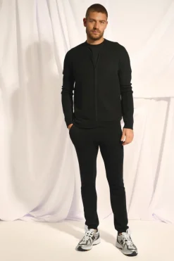POLNOON gilet col mao noir