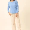 REBECCA pull col rond sky