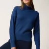ROMANE pull col roulé minuit